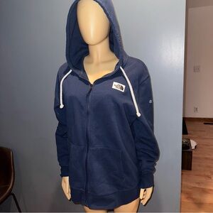 The North Face Navy Full-Zip Hoodie